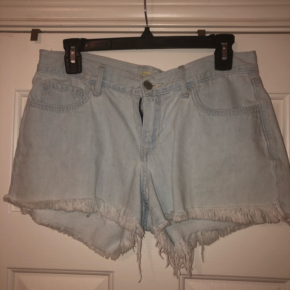Frayed Hem Shorts